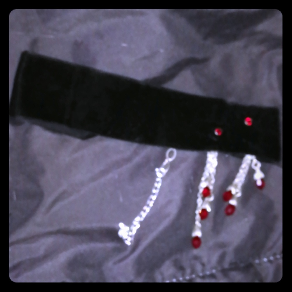 Gothic Vampire Bite Choker